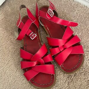 Red Saltwater Women's Sandals